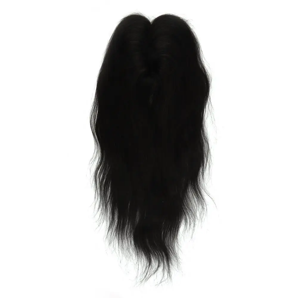 Neitsi 10*13 см 14 дюймов прямые Remy человеческие волосы Topper Wig 100% настоящие кружевная