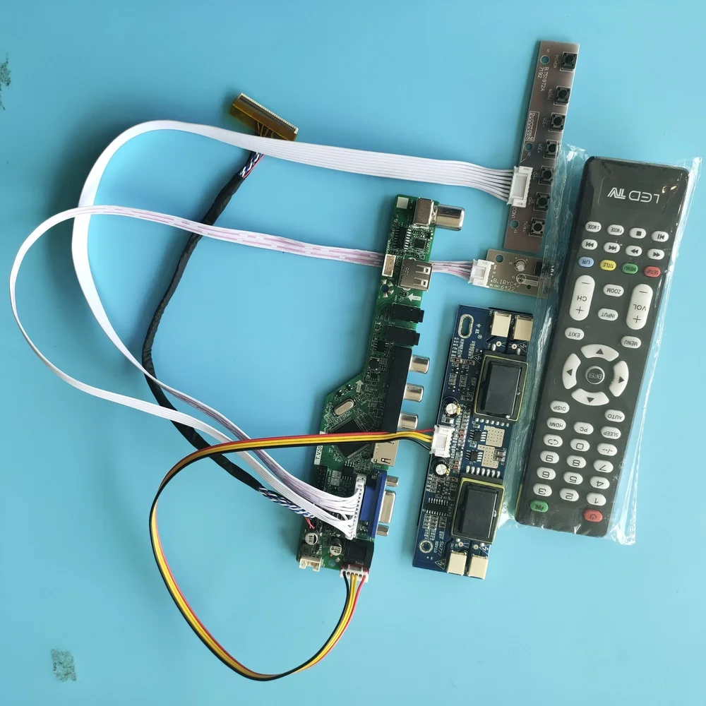 

Kit for M190EG01 V2/V0/V3/V1 Controller Board VGA USB AV TV HDMI LCD Panel 30pin 4 lamps 1280x1024 Monitor Screen Audio LED LVDS
