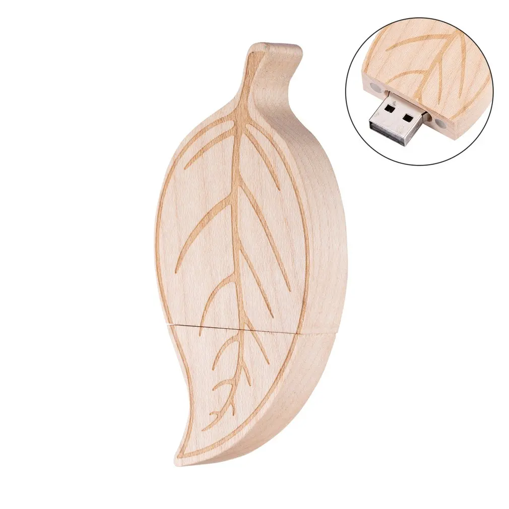 Stmagic Holz Blatt Stift Stick 4G 8G 16G 32G Usb флеш-накопитель карта памяти U диск