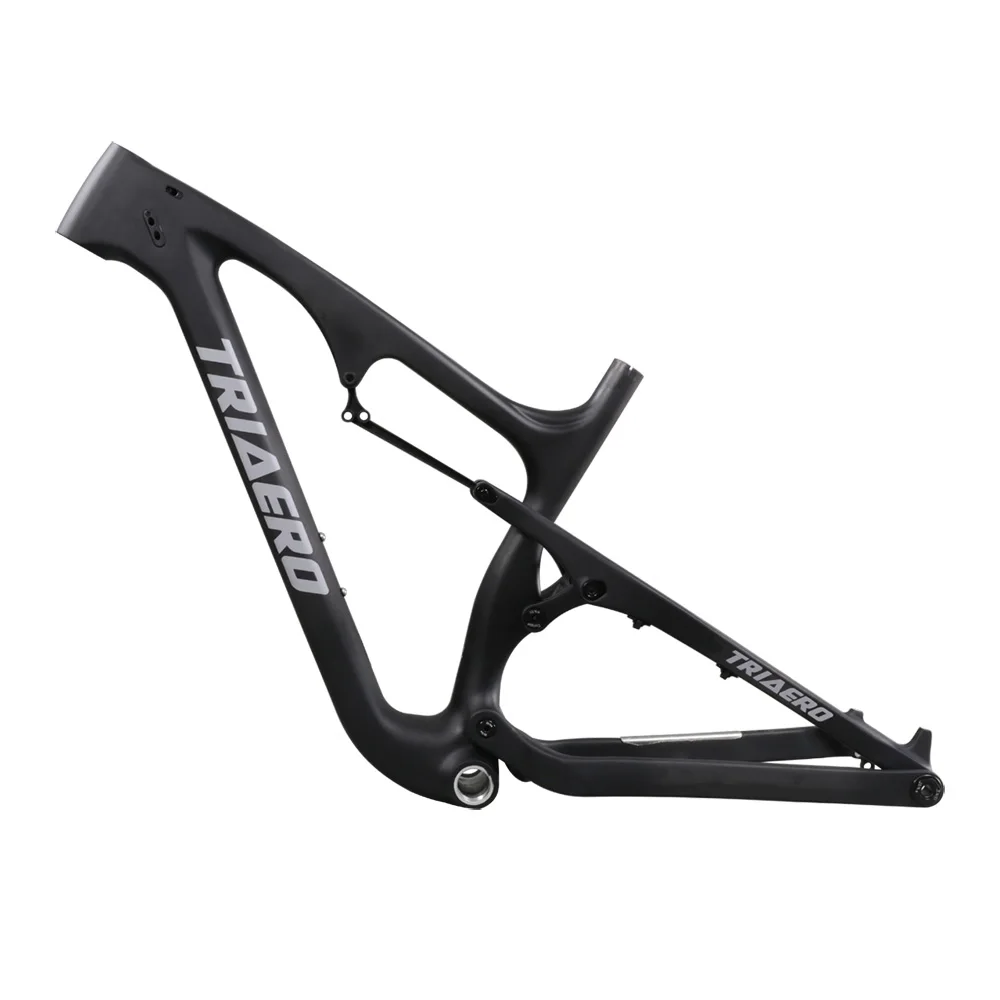 Hot sale Snow bicycle frame carbon fat bike frame suspension with travel 120mm