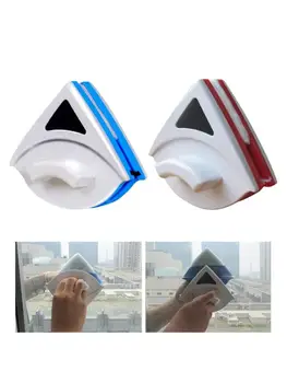 

Triangular Double-side Window Wiper Magnetic Window Cleaning Brush Glass Cleaner