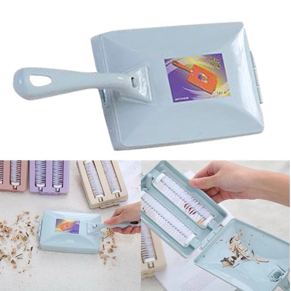 

Tools Crumb Clean Carpet Brush Easy Storage Table Surface Laborsaving Handheld Sweeper Multifunction Double Head Random Color