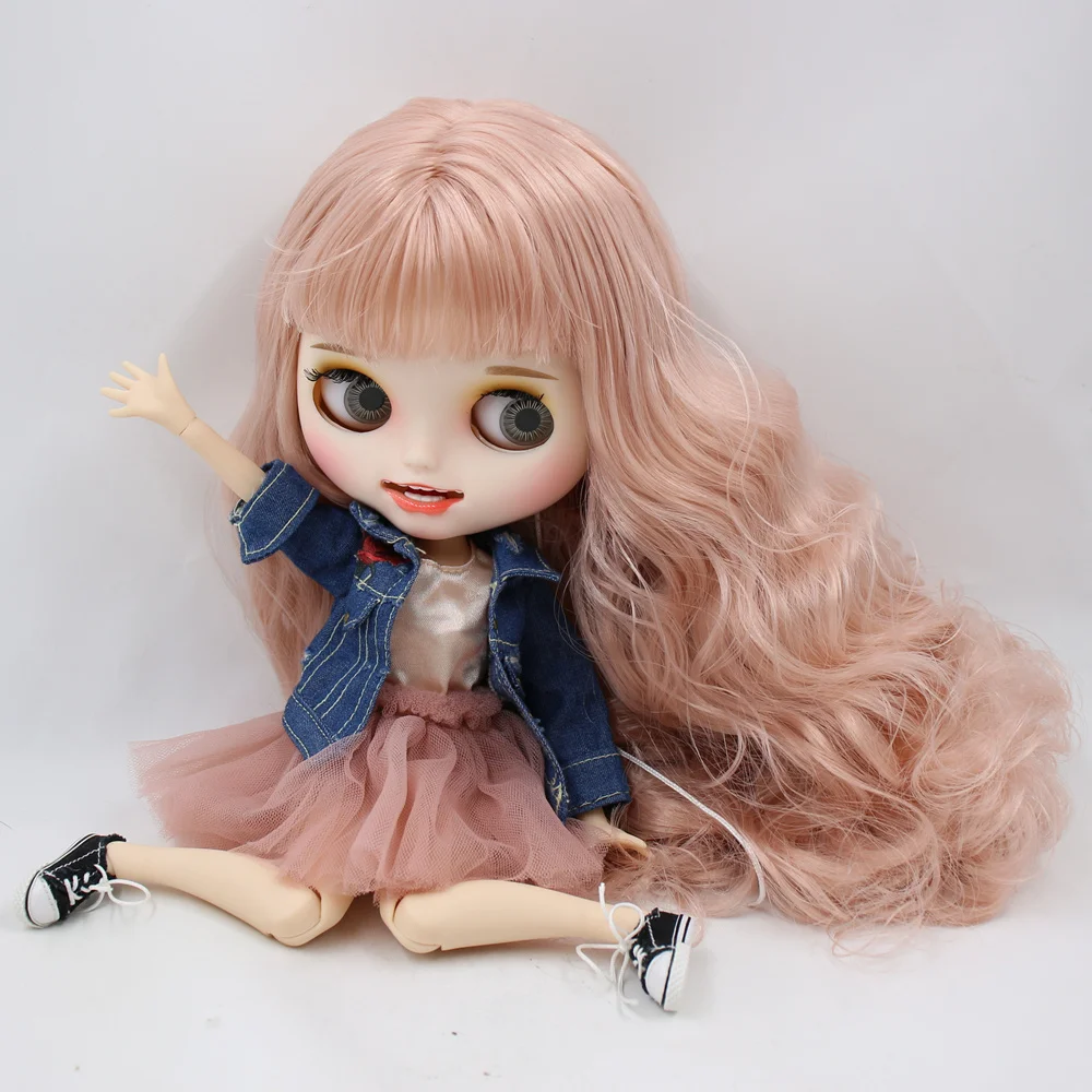 BJD Dolls ICY DBS blyth doll CUSTMIZED carvd lips teeth matte face joint body 1/6 BJD neo azone