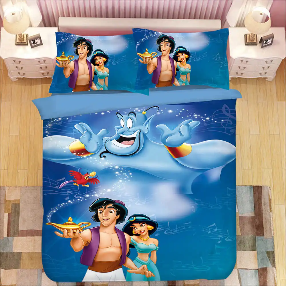 Princess bedding 2 Постельное белье disney, размер 2-2 для принцессы в стиле Ариель стеганые пододеяльники, кровать queen, украшение для спальни девочки, полное покрывало King Kids, покрывало - Цвет: Princess bedding 2