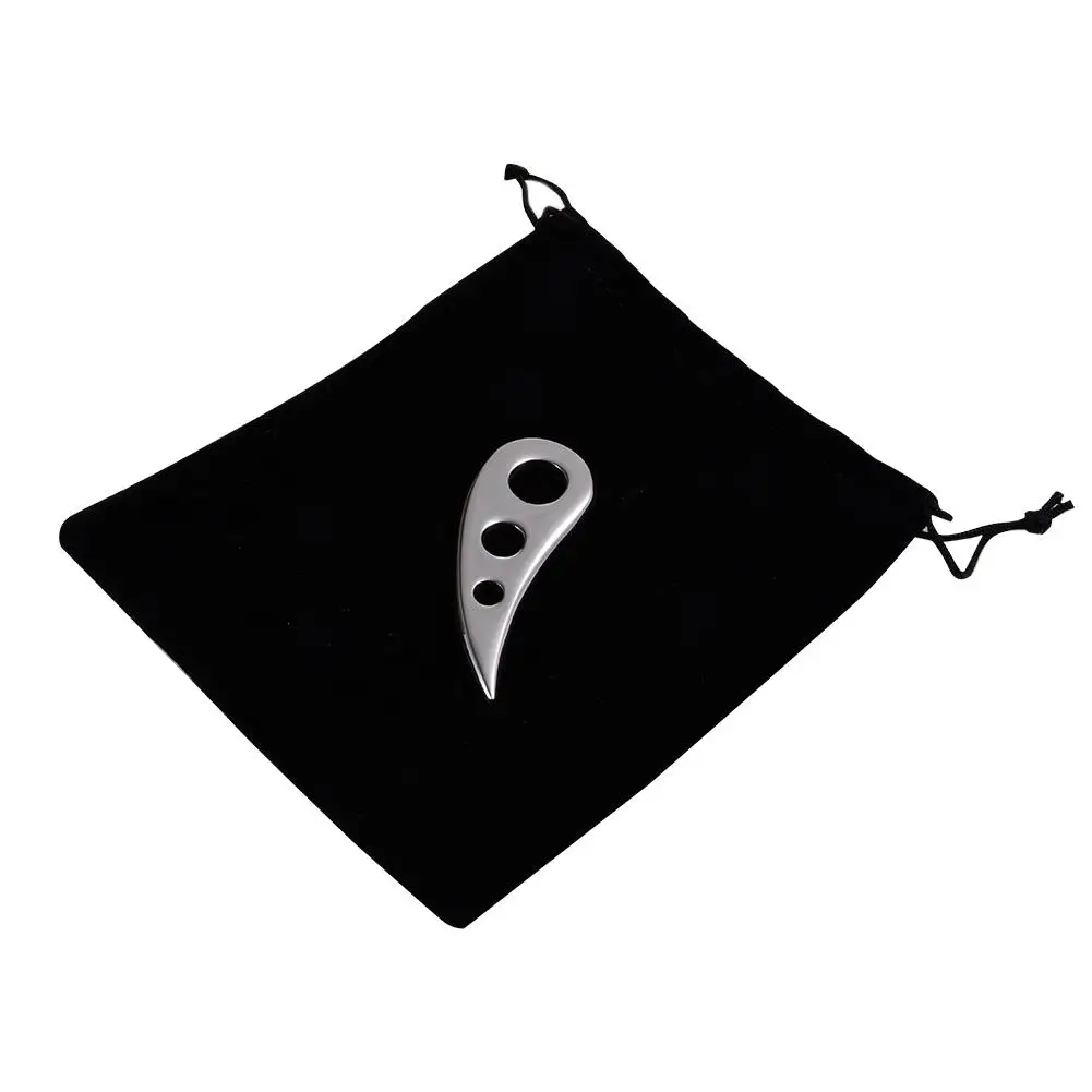 Мини массажер Gua Sha из нержавеющей стали, скребок для физической терапии, массажный аппарат Меридиан для мышц, спа-доска, инструмент