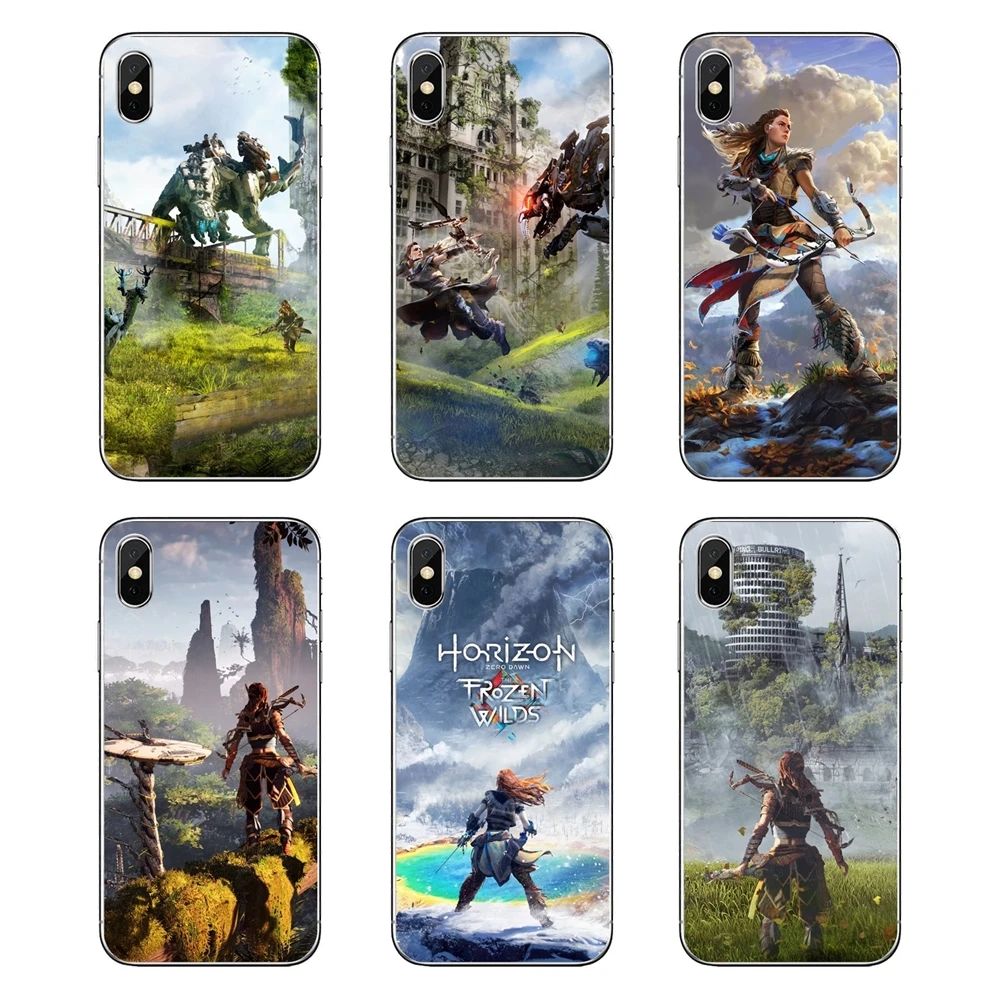 

For Samsung Galaxy A5 A6 A7 A8 A9 J4 J5 J7 J8 2017 2018 Plus Prime Transparent Soft Shell Covers viedo game Horizon Zero Dawn