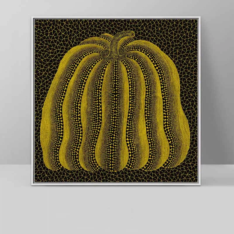 Yayoi Kusama абстрактное искусство Тыква Картина на холсте постеры и принты настенные