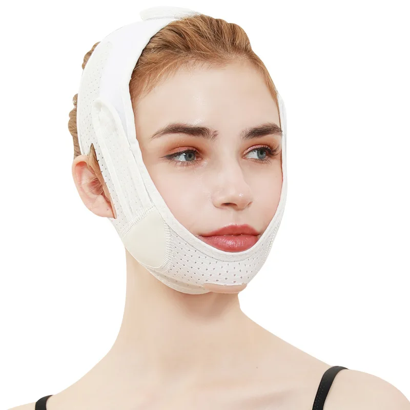 Двойной подбородок V-Line формирующий Бандаж Дышащий V подтяжка щек для лица тонкая маска для лица Уменьшение морщин бандаж для лица