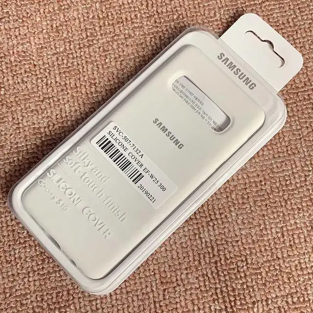 samsung Galaxy S10 Plus, жидкий силиконовый чехол, шелковистый, мягкий на ощупь, чехол для Galaxy S10 Lite/S10E с коробкой - Цвет: Белый