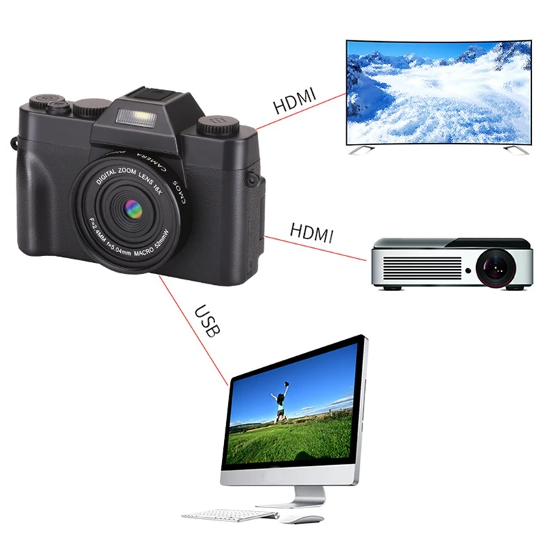WIFI Camera 4K HD 30 Million Pixel Entry Mini Single Digital Camera Home Travel Belt