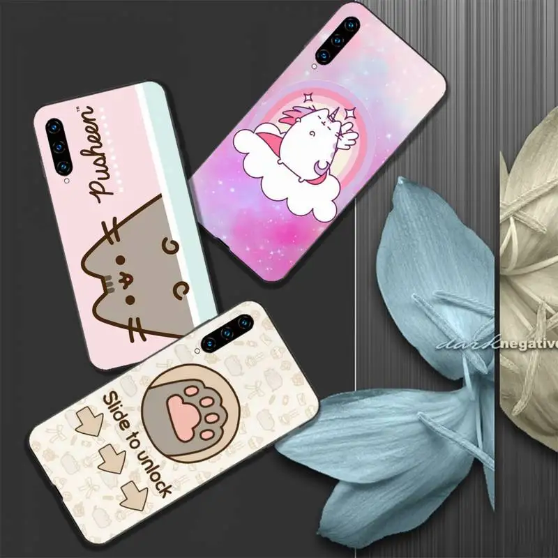 YNDFCNB Pusheen cat Силиконовый чехол для телефона huawei honor 7A 8s 8x 9X 9 10 20s 20 lite V 30 PRO PLAY