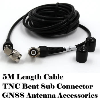 

5 Meter length RF Feeder Cable GNSS antenna Cable GPS antenna bent sub TNC male-TNC male cable,C-5-TNC-W-TNC-W