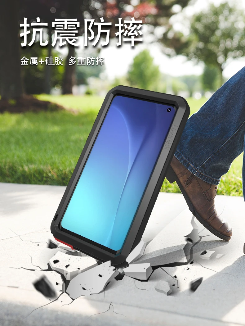 Любовь Мэй Алюминиевый металлический чехол для samsung Galaxy S10 Lite чехол Броня ударопрочный жизни водонепроницаемый чехол S10 Lite Coque Fundas