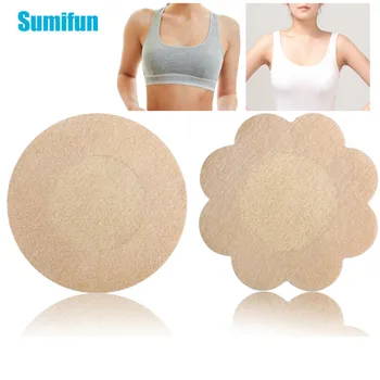 

60pcs Nipple Cover Pasties Stickers Adhesive Breast Push Up Tape Soft Flower Invisible Lift Up Overlays Bra Women Accessories
