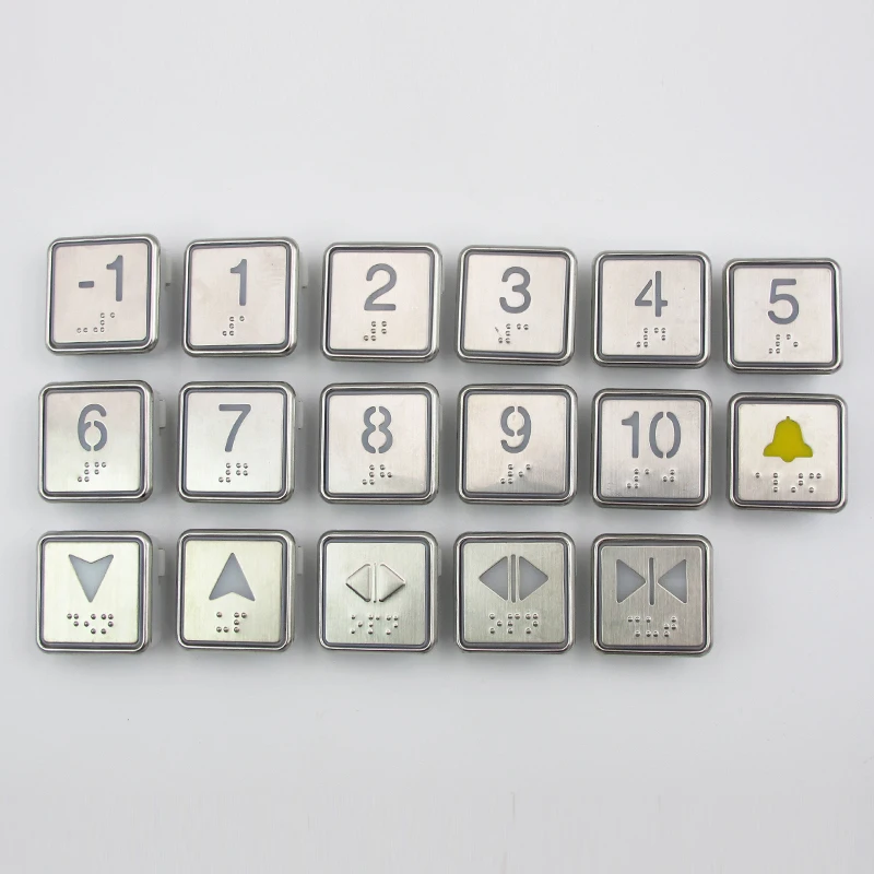

5pcs Elevator blue and white button BS34D Braille for OTIS elevator PL0012