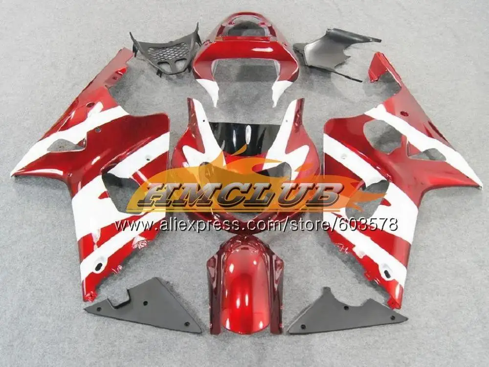 Корпус для SUZUKI GSXR-1000 GSXR 1000 GSXR1000 00 01 02 9CL. 48 GSX-R1000 00 02 K2 GSX R1000 2000 2001 2002 Горячая сине-белый обтекатель - Цвет: No. 17