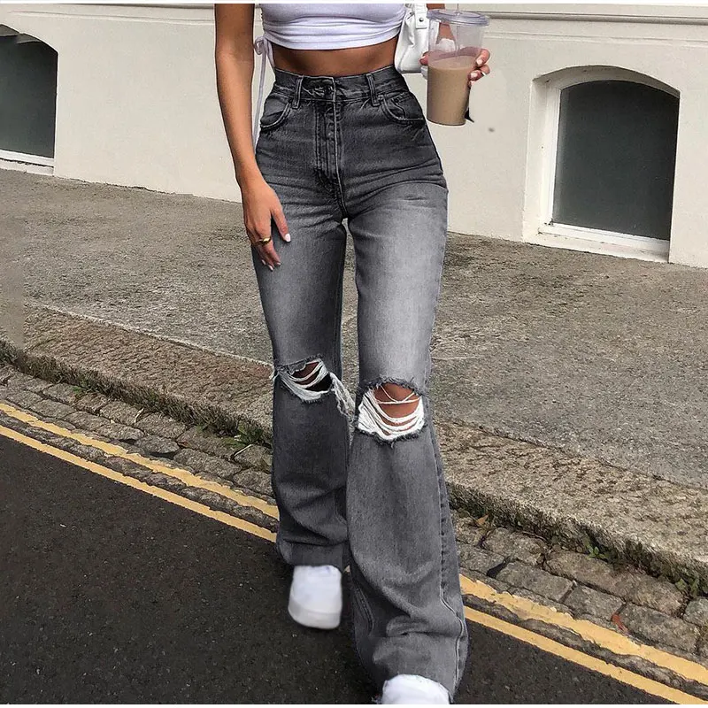 Ripped Jeans for Women High Waisted 