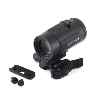 

Hunting 3x Magnifier Scope Sight 3x magnification Sight with Switch to Side QD Mount for Holographic Red Dot