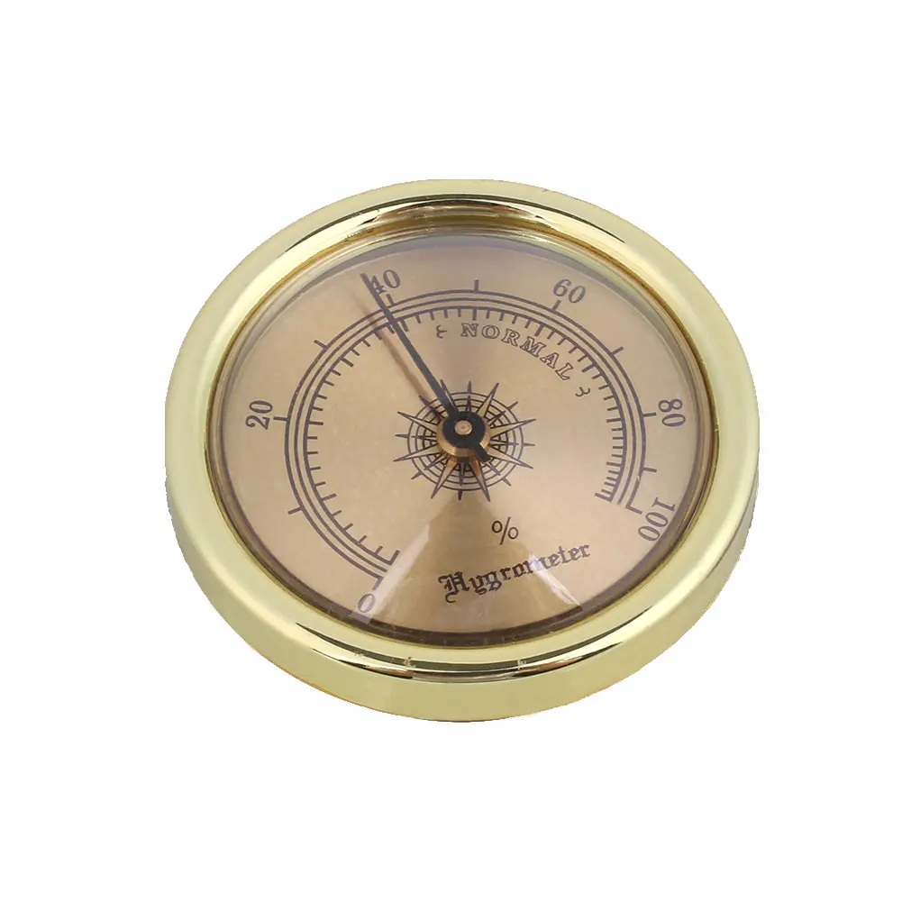 Hygrometer Home Thermometers 45mm Box Household Accessories Humid Moisturizing Cigar Smoking Kitchen Thermometers Humidity