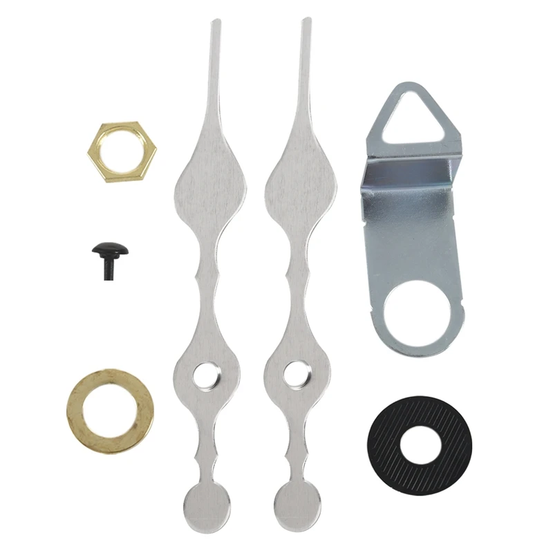 New Style Long Spindle Clock Mechanism Movement, 3/ 5 Inch Maximum Dial Thickness, 1-1/ 10 Inch Total Shaft Length