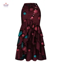 Новые африканские юбки для женщин Длинная юбка макси для женщин большого размера в африканском стиле женская одежда одна деталь женская одежда 4xl натуральный wy4570
