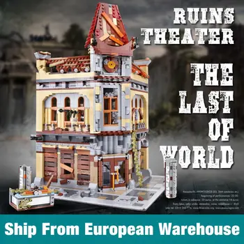 

Yeshin K127 The Last of Us Series The Ruin City Cinema Model Compatible With 10232 Building Blocks Bricks Kids Christmas Gifts