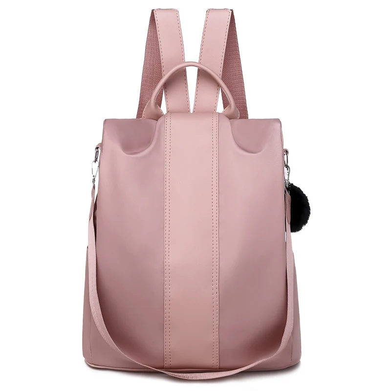 Простой Элегантный дизайн нейлоновый рюкзак женский рюкзак высокого качества сумки на плечо для девочек-подростков Модные рюкзаки из искусственной кожи рюкзак