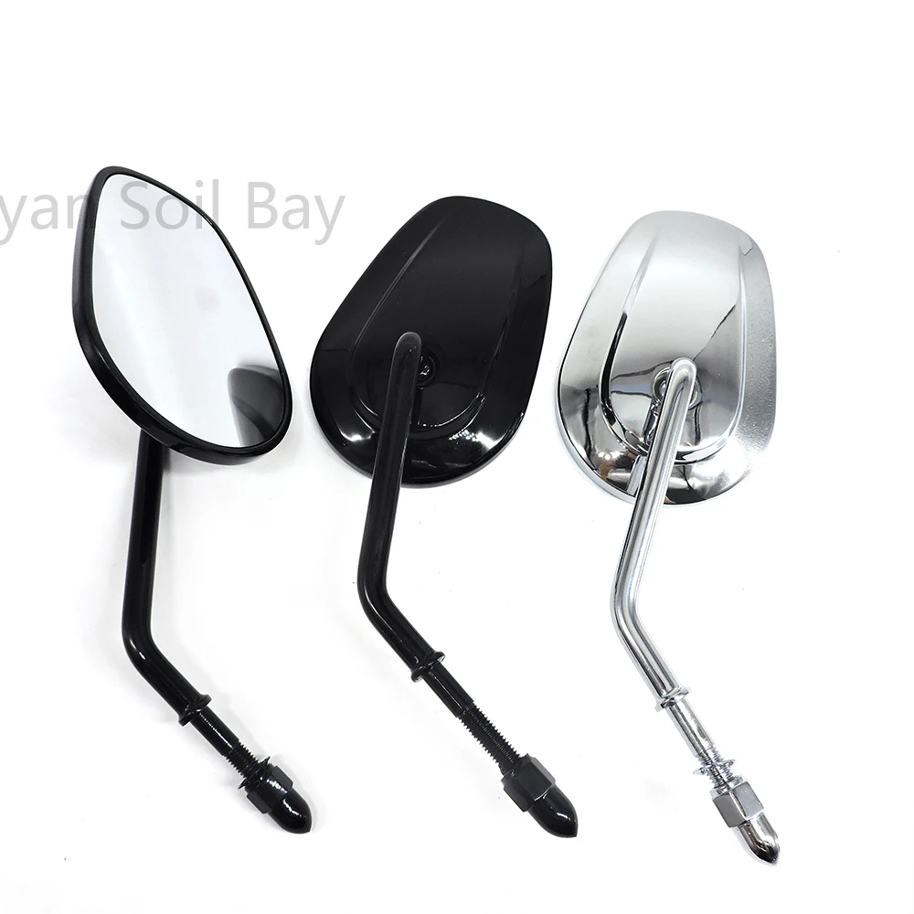 

Spherical mirror For harley Aluminum Motorcycle Rearview Mirrors Motorbike Scooter Side Mirrors Large displacement mirror