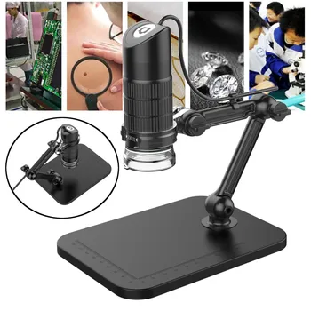 

Electronic 1000X 8LED USB Digital Microscope Professional Optical Instrument Tools Endoscope Zoom Camera Magnifier + Lift Stand