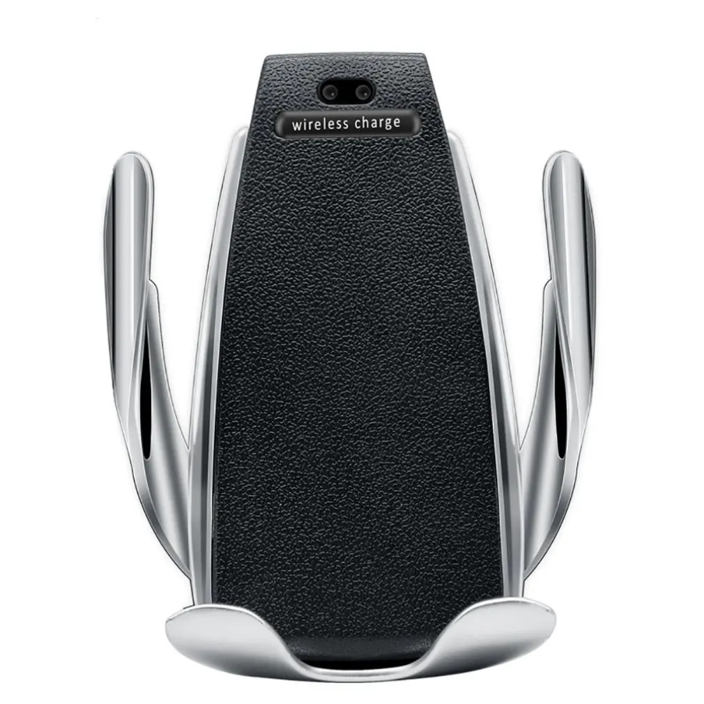 S5 Car Wireless Charger Magic Clip Air Vent Holder Automatic Clamping Moblie Phone Stand Infrared Sensor | Электроника