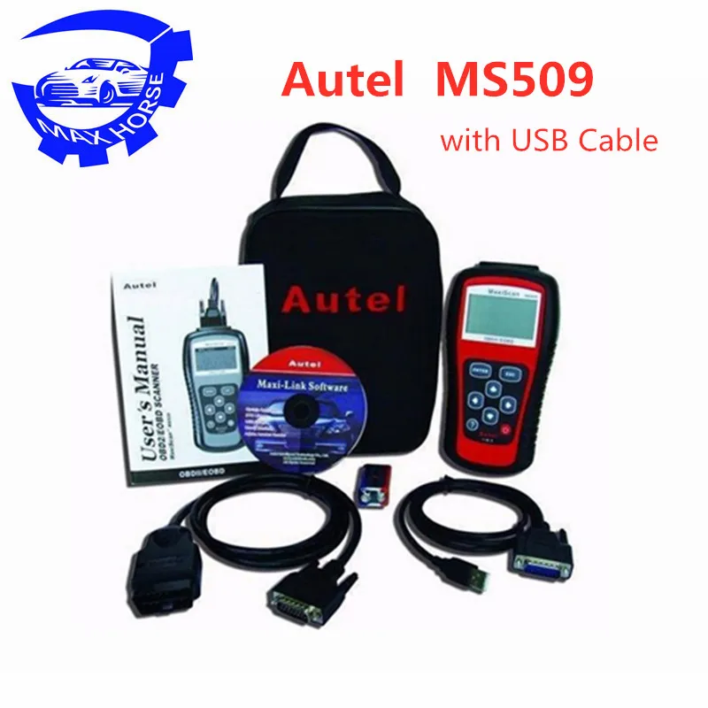 Ms509 Obdii/считыватель кода EOBD autel Maxiscan Ms509 Автоматическое покрытие сканера(США, Азии и Европы) MS 509