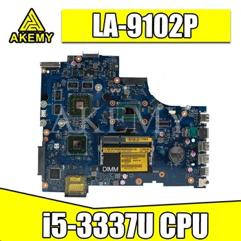 

CN-0C2GJ2 0C2GJ2 C2GJ2 For DELL INSPIRON 3721 5721 laptop motherboard VAW11 LA-9102P REV:1.0(A00) I5-3337U mainboard