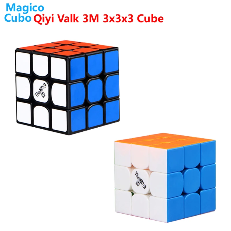 Qiyi Valk3 Magic Cube 3x3x3 stickerless Professional Super Speed Cube Puzzle Toy 