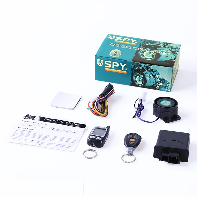 Waterproof Remote Engine Start Anti Thelf Motorcycle One Way Alarm System Motorcycle Burglar Alarm Aliexpress