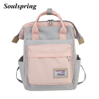 

New Fashion Backpacks Nylon Women Backpacks Large Capacity School Bag Teenager Backbag Female Travel Backpack Rucksack Mochilas