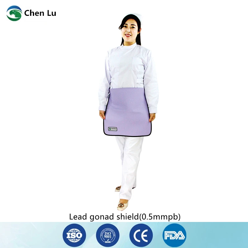 Genuine adult gonadal protection 0.5mmpb half lead apron medical gamma