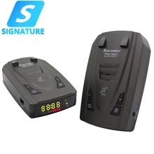 Karadar Pro960 Radar Detektor Unterschrift GPS Antiradar Detektor LED 2 IN 1 für Russische Anti Polizei Geschwindigkeit Alarm mit X K CT Kordon
