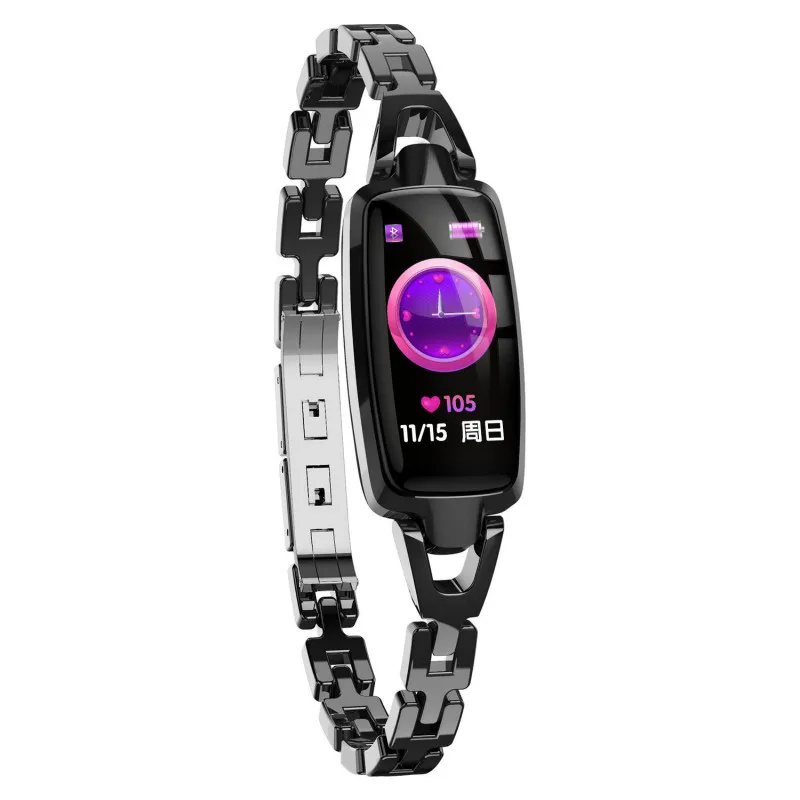 Bluetooth Smart Watch women ECG+PPG HRV Heart Rate Blood Pressure Monitor WaterproofSOS Push reminder Smart Bracelet Android IOS