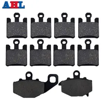 Pastilhas de freio para moto, pastilhas de freio frontal e traseiro para motocicleta kawasaki zx6r ninja zx636 zx 636 2003 2004 2005 zx6rr 2006 600-2006 zx10r 2004 - 2007