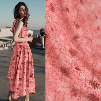 

Mulberry silk double joe fabric cloth per meter 16mm width 108cm printed soft women's dress shirt fabric wholesale silk cloth