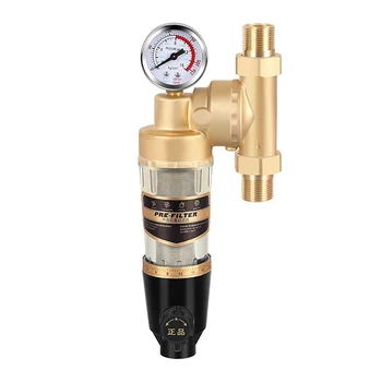 

Universal 360 degree rotary joint 1/2" Inch 3/4" Inch 1" inch water pre Filter Copper backwash Water Purifier Descaling