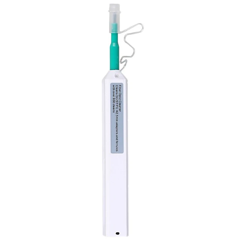 

10PCS/Lot One-Click Fiber Optic Connector Cleaner Pen for 2.5mm SC ST and FC Connectors Fiber Optic Tools FOC