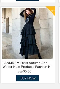 LANMREM Autumn And Winter New Products Fashion Solid Color High Waist Long Section Over The Knee Mesh Skirt Women PB213
