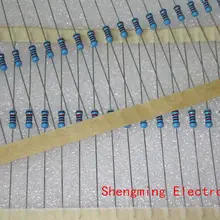 100 шт. 1/4W 1R~ 1 м 1% металлического пленочного резистора серии 10R 100R 220R 1K 1,5 K 2,2 K 4,7 K 10K 22K 47K 100 к 100 220 1K5 2K2 4K7 Ом