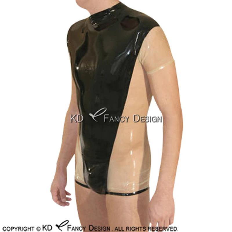 Latex Rubber Gummi Sleeveless Catsuit Swim Transparent Zip Suit Unisex S-XXL Latex Rubber Gummi Sleeveless Catsuit Swim Transparent Zip Suit Unisex S-XXL