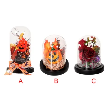 

Happy Halloween Glass Pumpkin Decoration Home 000special romantic gift W0620