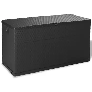 

vidaXL Garden Storage Box Anthracite 120x56x63 cm