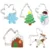 5Pcs/set Christmas Cookie Cutter Gingerbread Xmas Tree Mold Christmas Cake Decoration Tool Navidad Gift DIY Baking Biscuit Mould 9