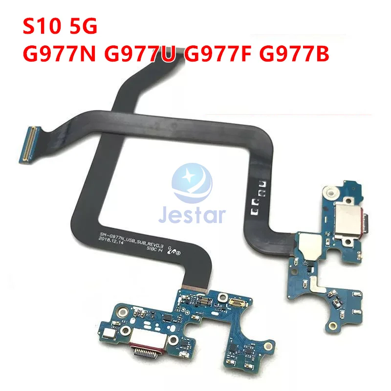 Зарядный док-порт гибкий кабель для Samsung Galaxy S6 Edge S7 S8 S9 Plus G920F G925F G928F G9280 G930F G935F S10 G977N
