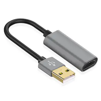 

2020 New USB 2.0 HDMI Game Capture Card 1080P Placa De Video Reliable Streaming Adapter For Live Broadcasts Video Recording